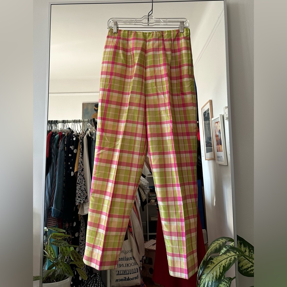 Vintage sag harbor Pants in Green and Pink